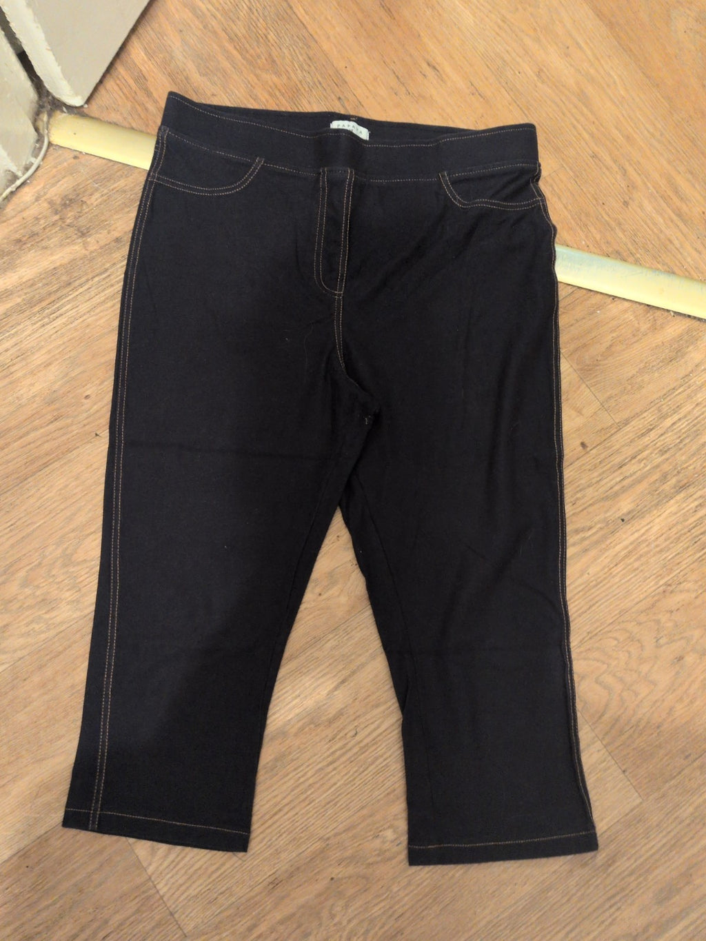 Ladies Papaya Size 14 Denim Soft Crop Jegging