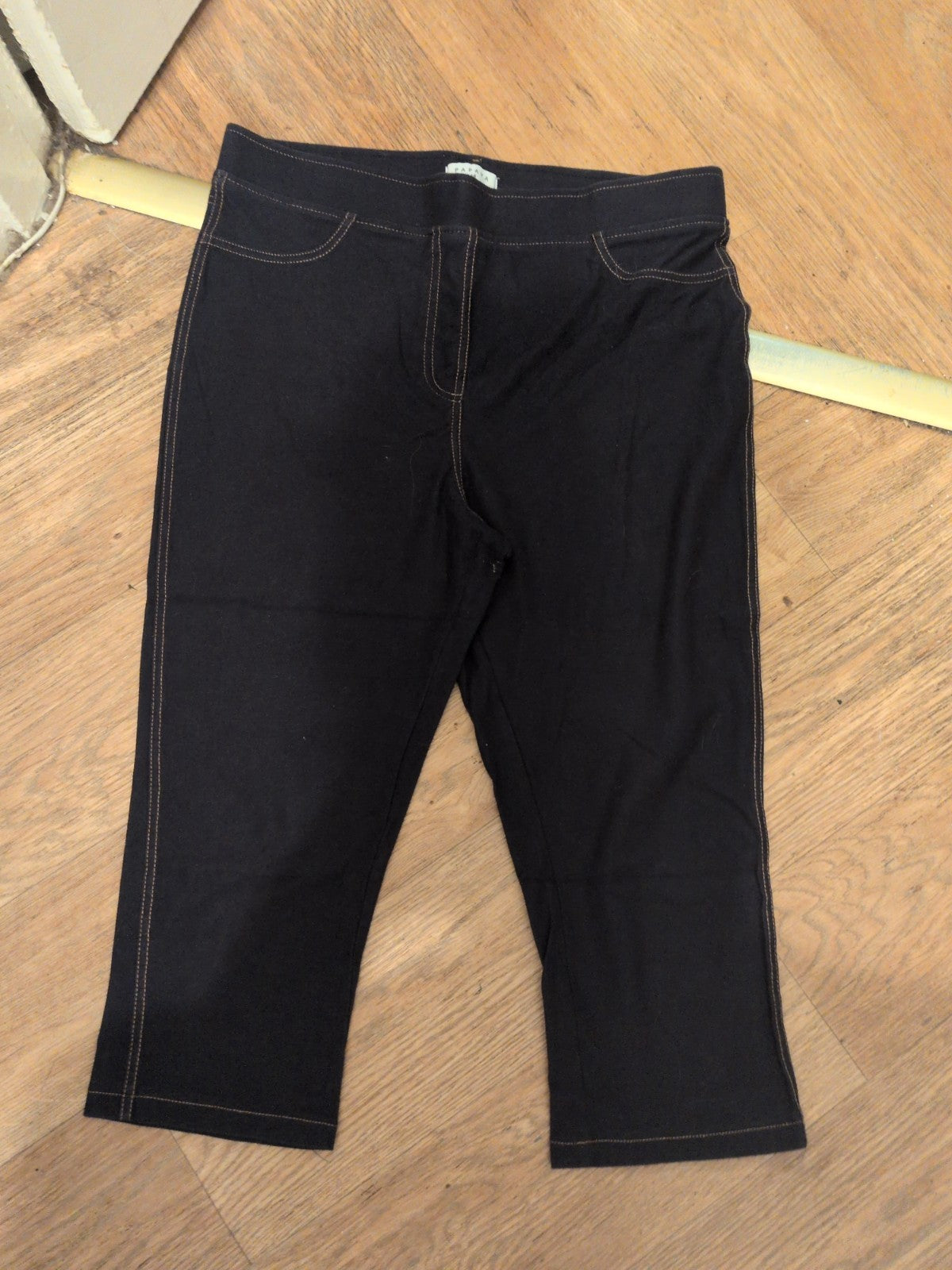 Ladies Papaya Size 14 Denim Soft Crop Jegging