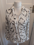 Ladies Long Sleeved Blouse Size 10 George Feathers