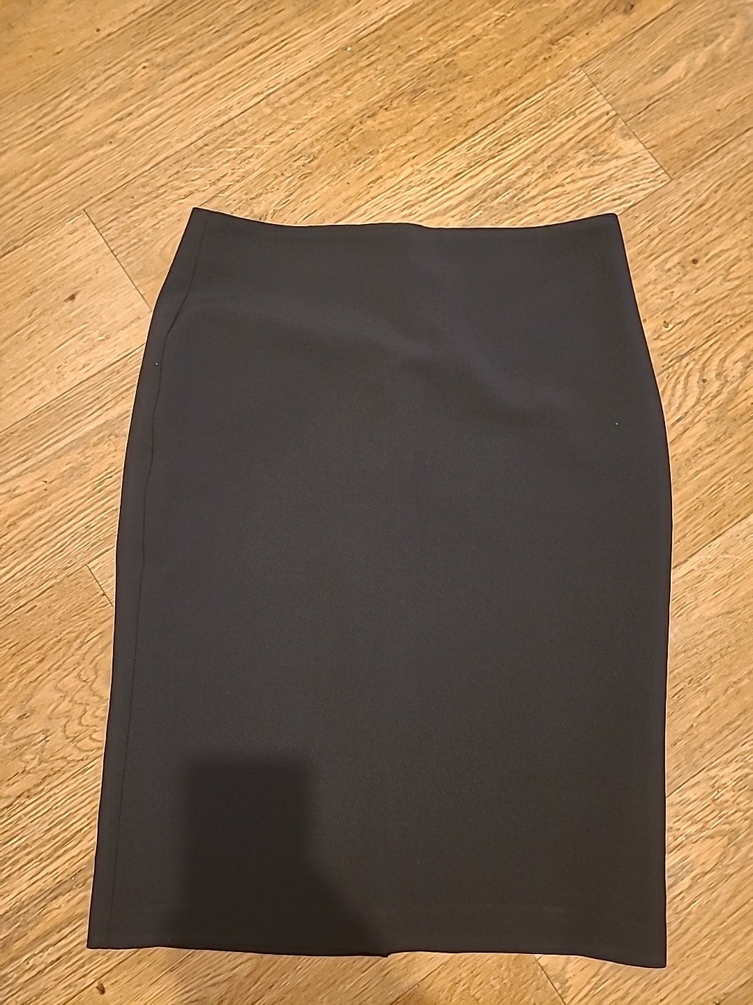 Ladies Marks And Spencer Size 10 Charcoal Lined Pencil Skirt