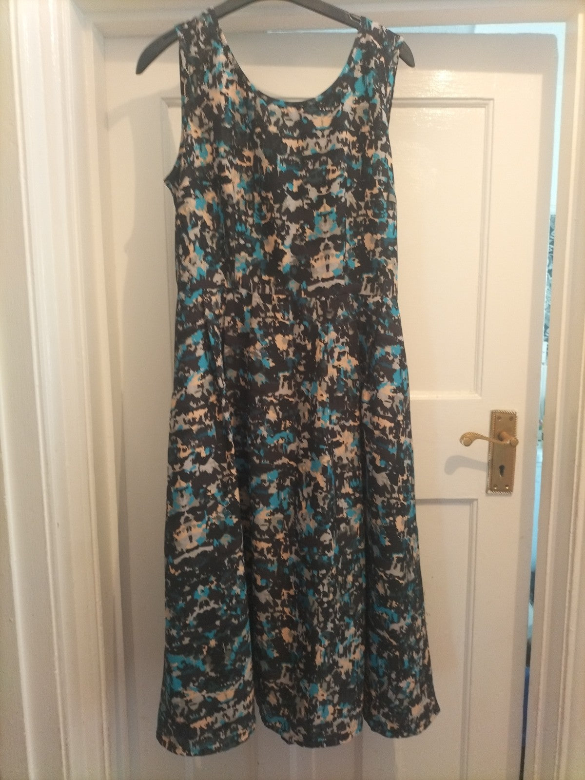 Great Plains Small Multicoloured Fit And Flare Sleeveless Dress