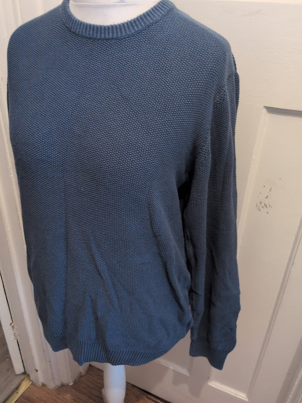 Marks And Spencer Large Teal Long Sleeve Pullover Jumper