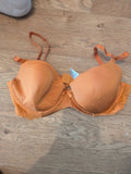 George 32d Orange Padded And Wired Bra