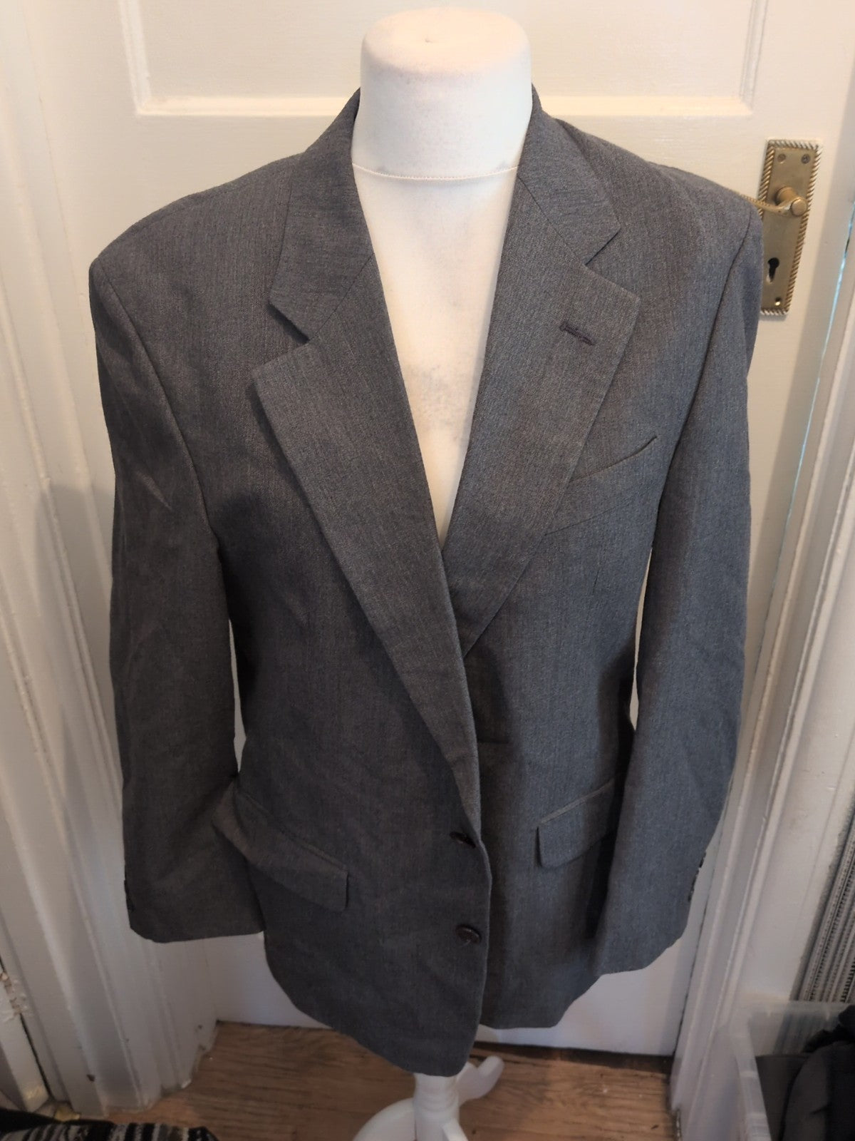 Mens Horne Brothers Size Large Grey Suit Jacket