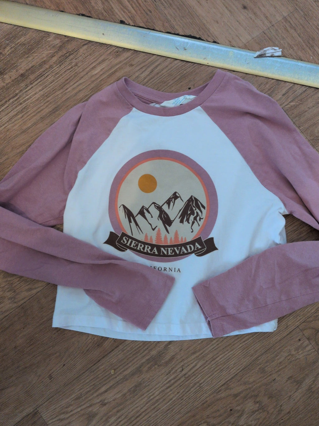 Primark Extra Small Multicoloured California Crop T-shirt
