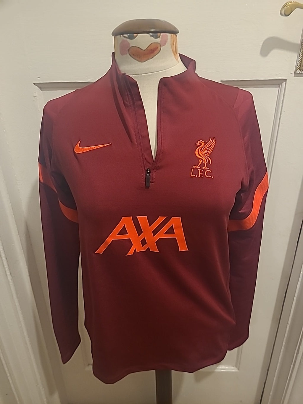 Boys Nike Size XL Youth Liverpool Purple Polo Long Sleeved