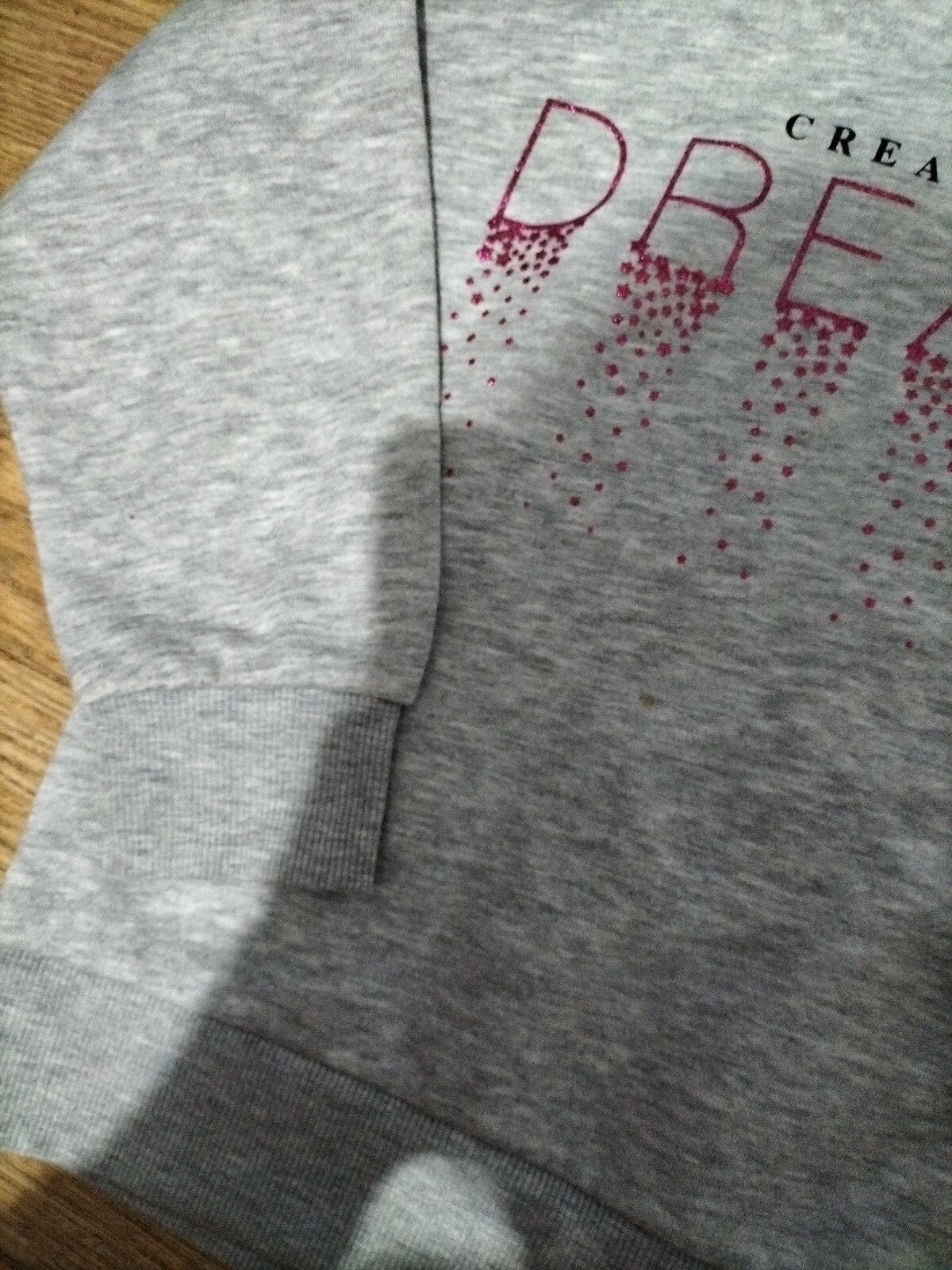 Girls Primark 6-7 Years Grey Jumper