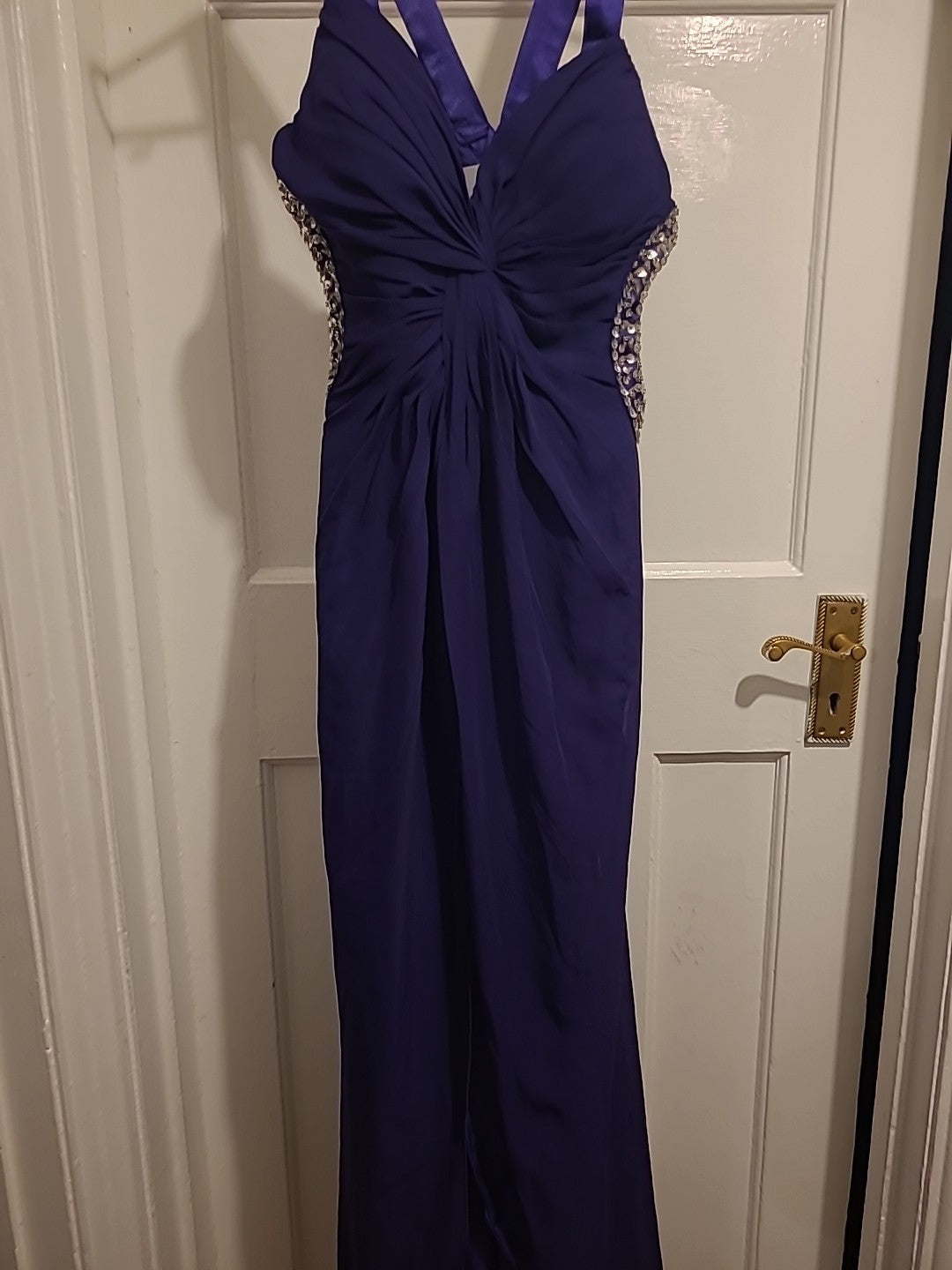 Ladies Size 2 Purple Sleeveless Bridemaid Dress