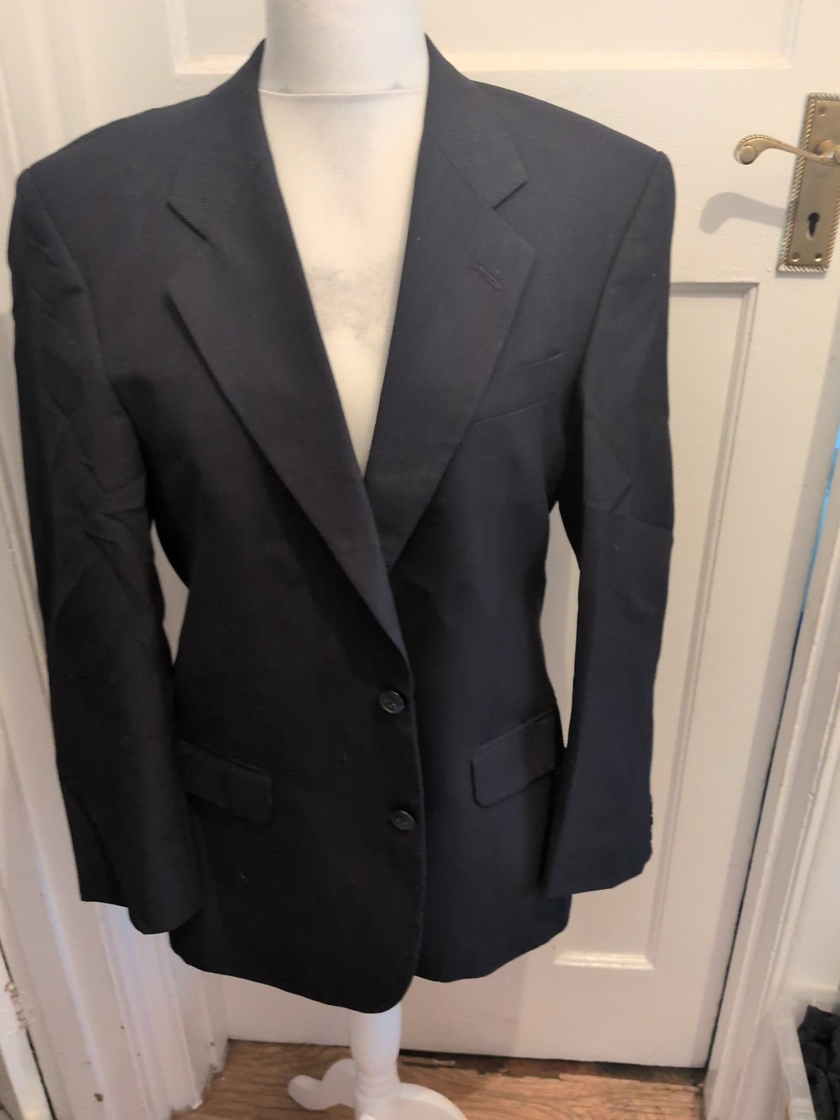 St Micheal 40M Navy Pinstripe Suit Jacket