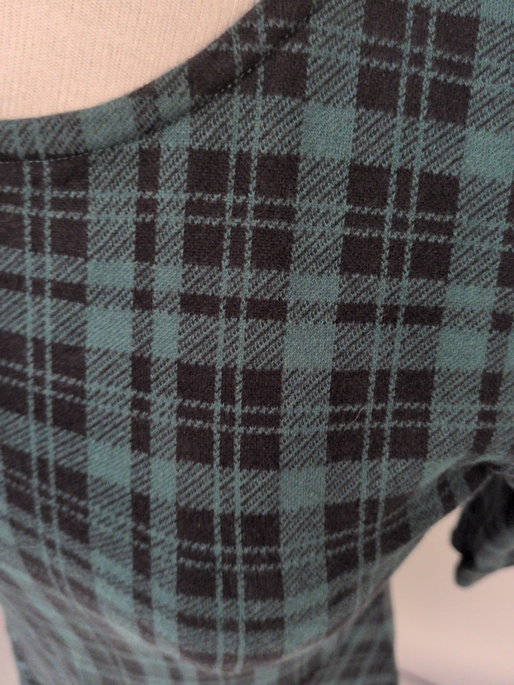 Jack Wills 12 Green And Black Check Dress