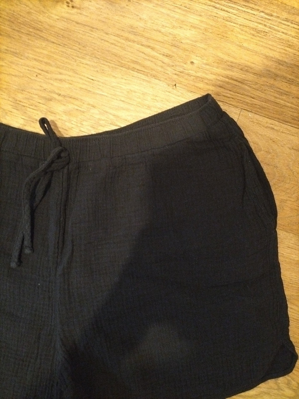 Ladies George Size Large Black Elasticated Sweat Style Shorts