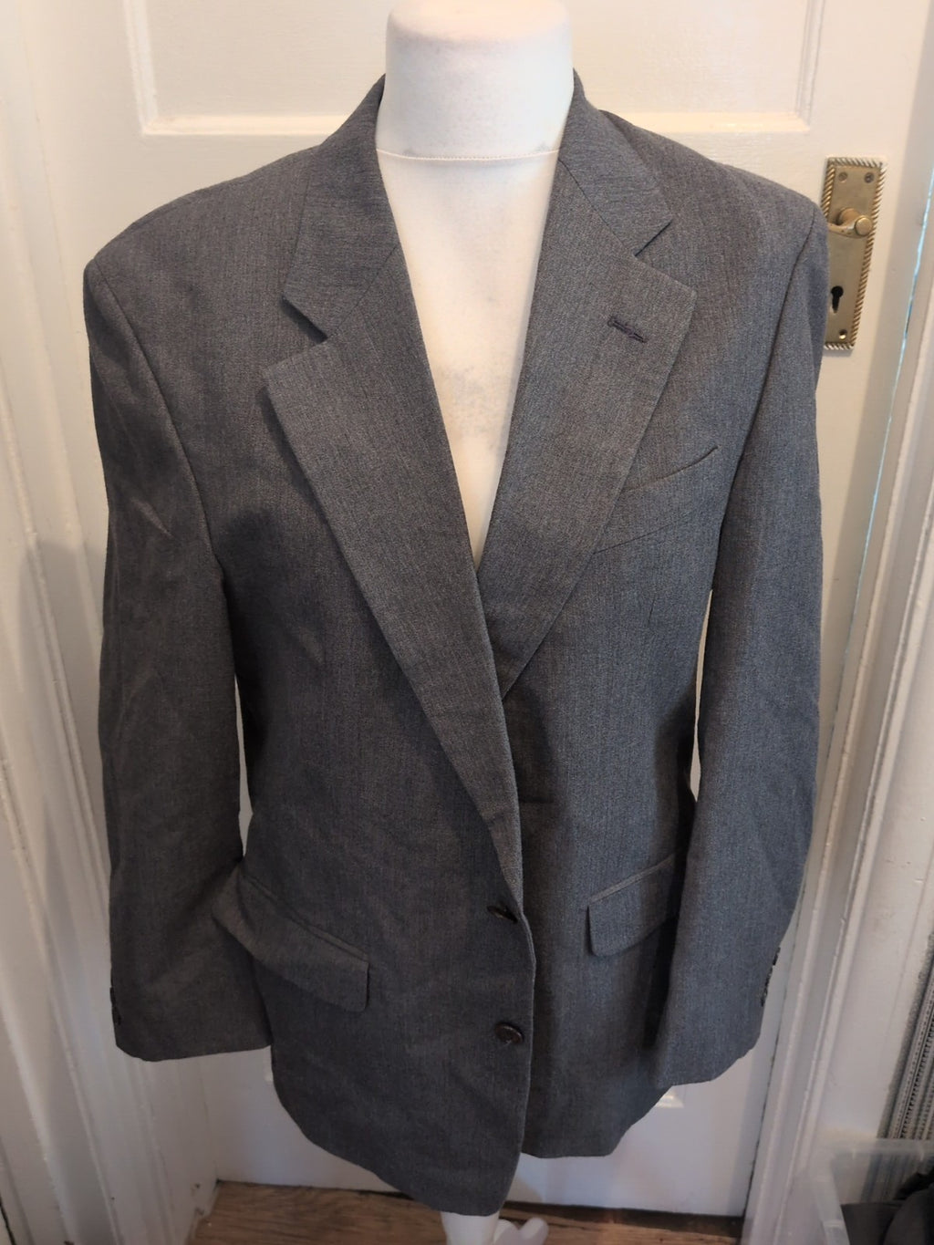 Mens Horne Brothers Size Large Grey Suit Jacket