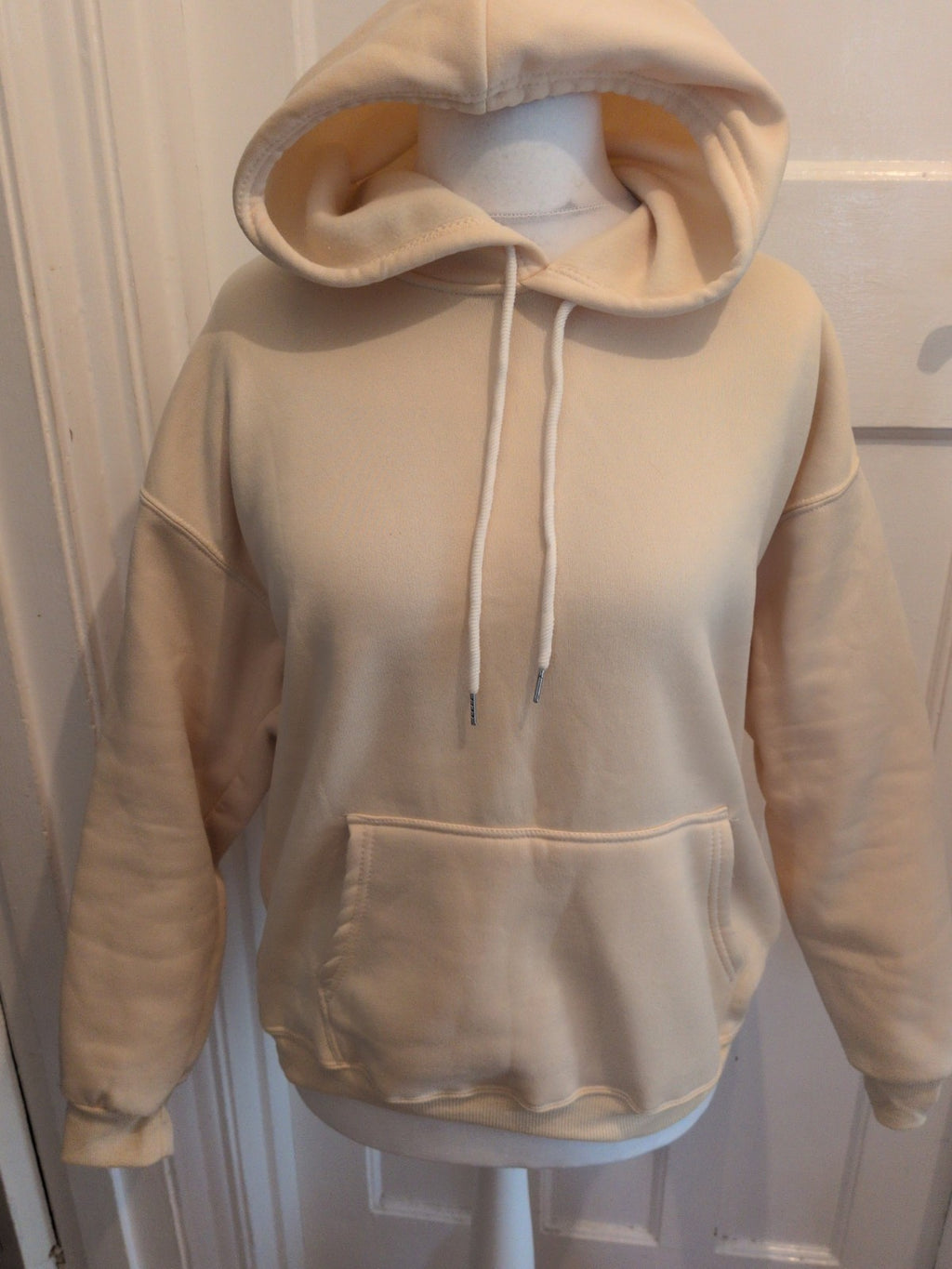 Large Pale Camel Pullover Hoodie