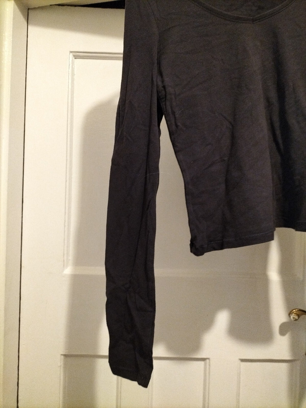 Ladies Primark Size 4/6 Navy Strech Vee