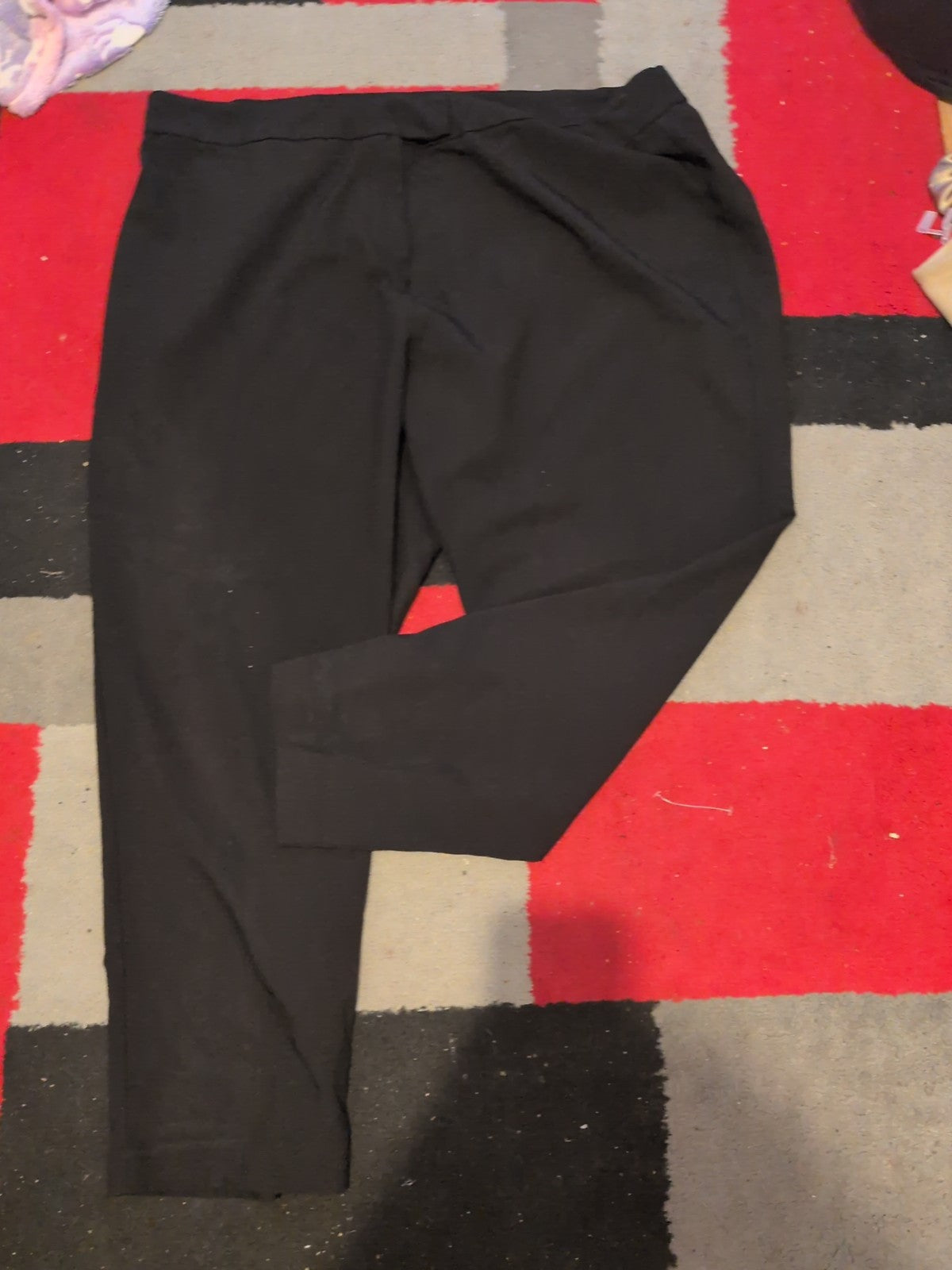 George 24 Black Smart Trousers