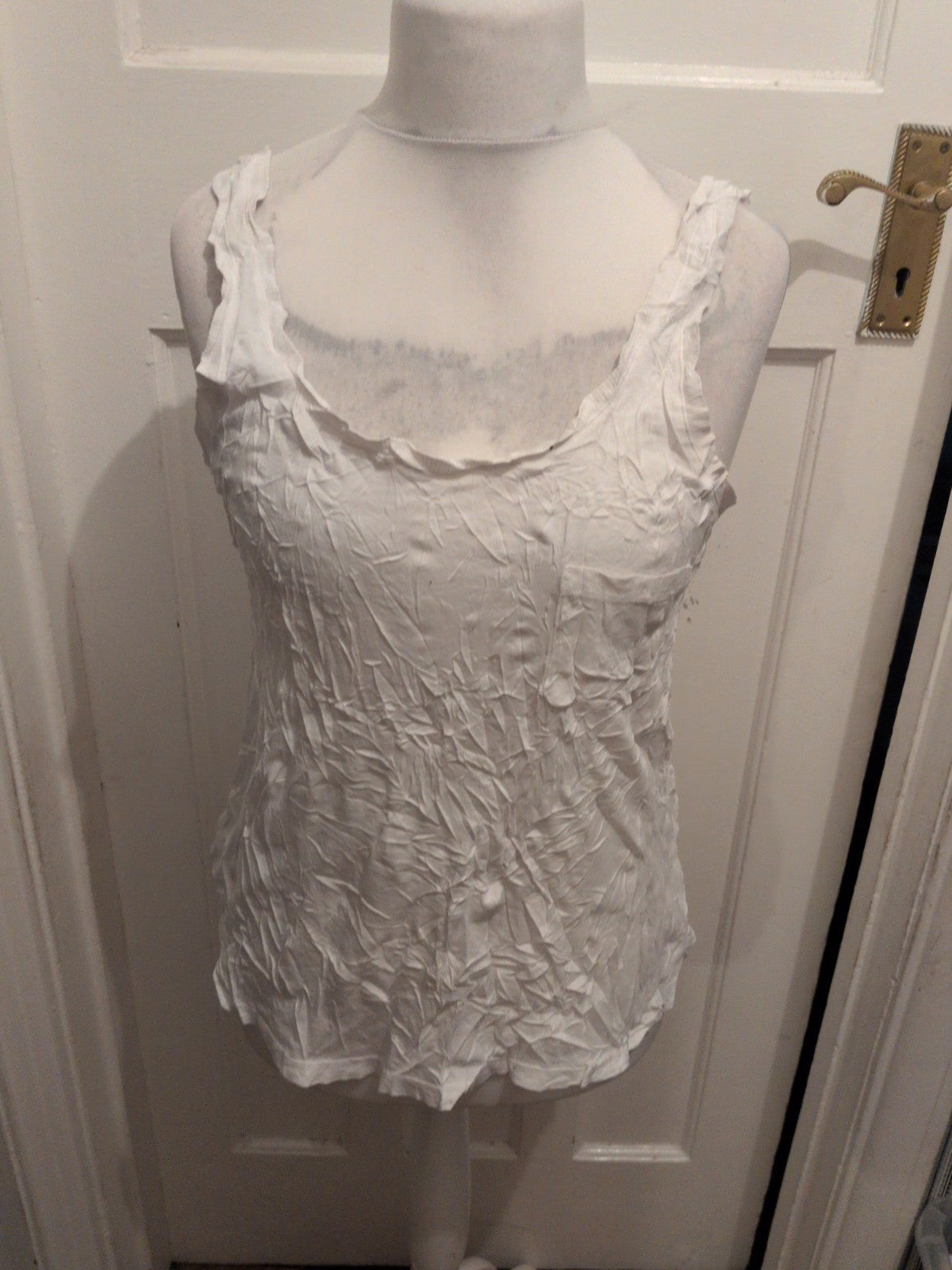 Skin Original Size 2 White Sleeveless T-shirt