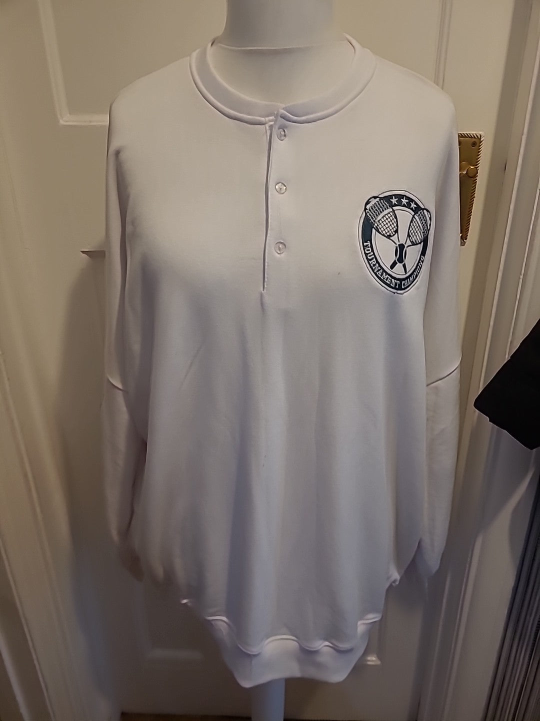 Brand New Ladies In The Style Size 14 White Tennis Jumper