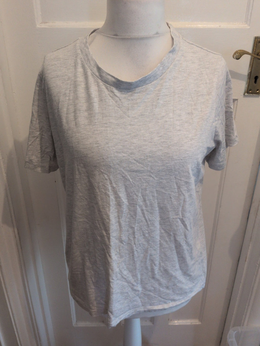 Primark 18-20 Grey Short Sleeve Pyjama Top