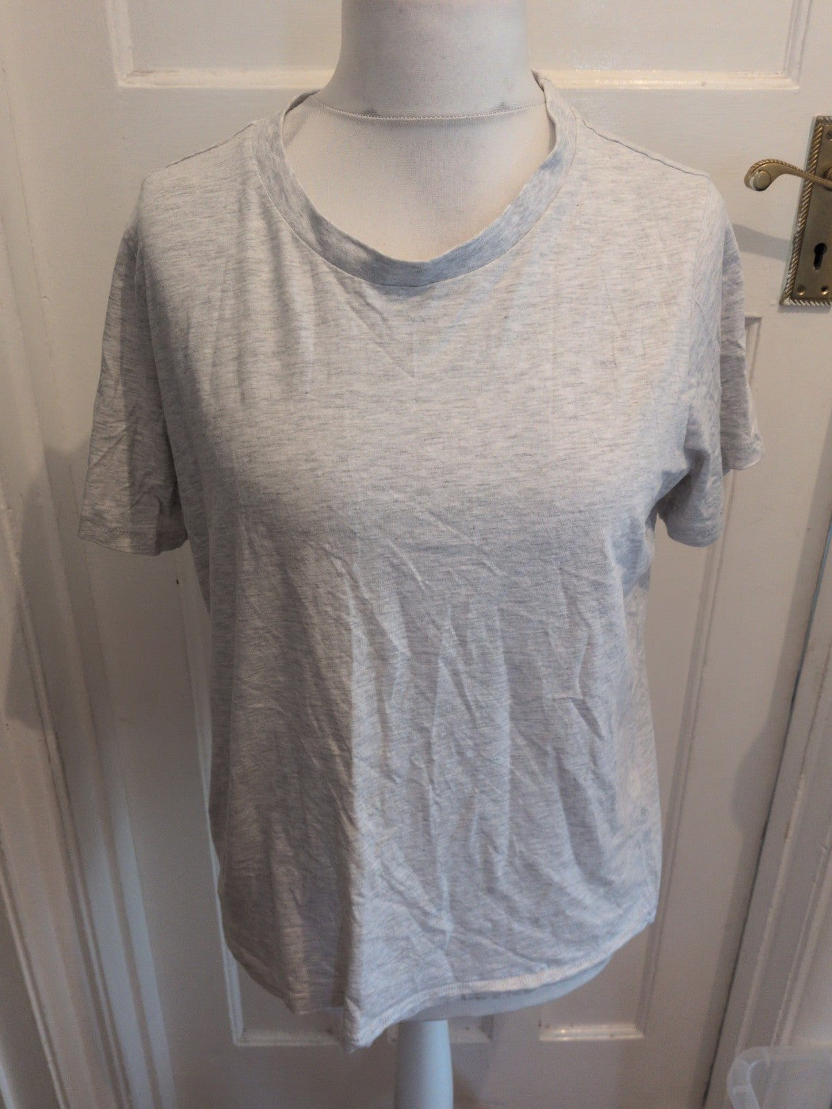 Primark 18-20 Grey Short Sleeve Pyjama Top