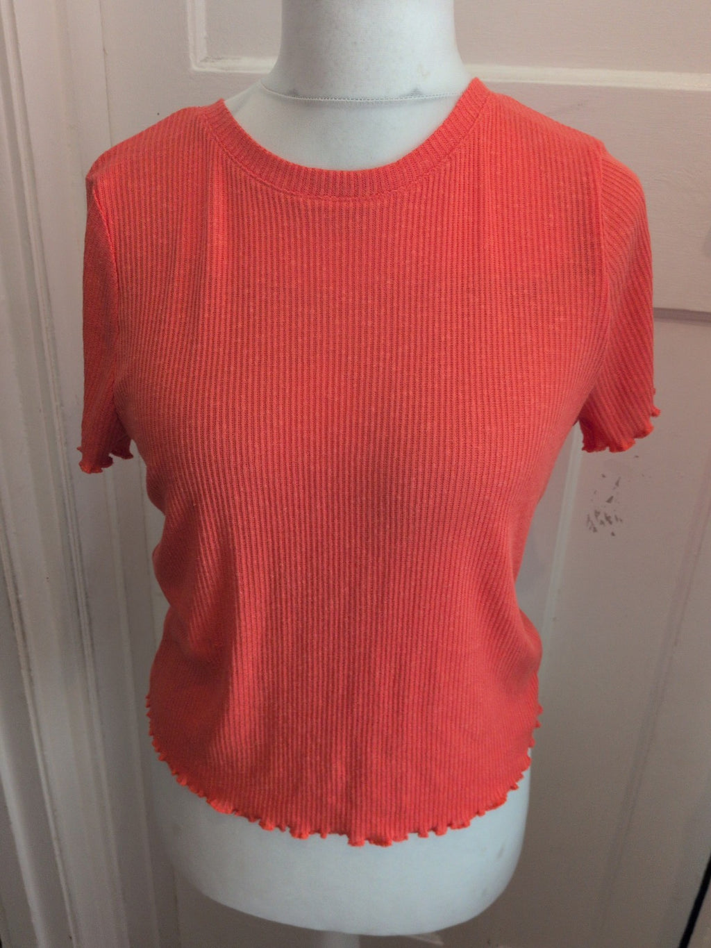 Brand New Primark 14-16 Coral Short Sleeve Top