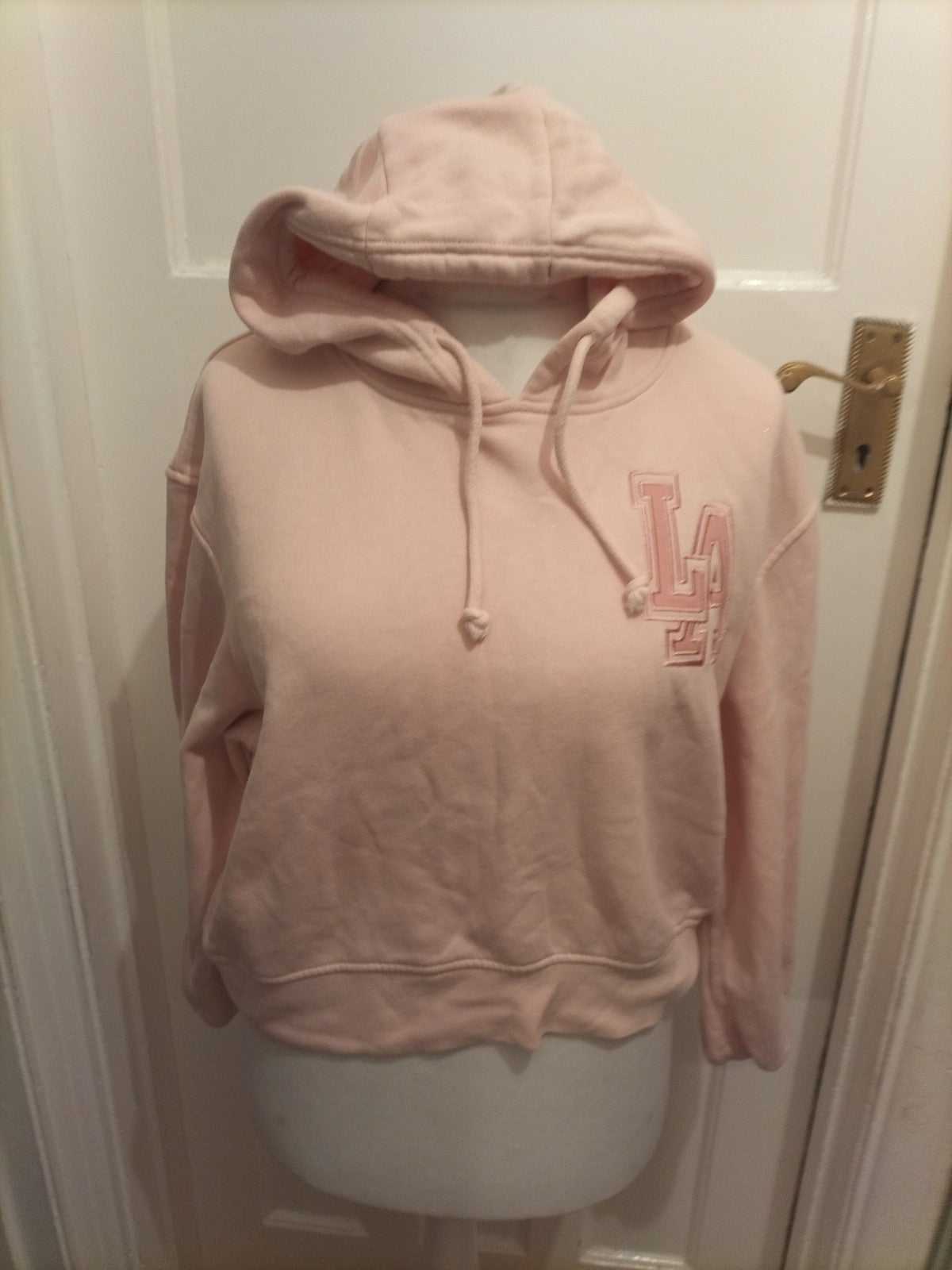 Ladies Primark Size 10-13 Baby Pink Pullover Hoodie
