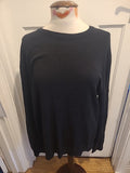 Mens Tu Size XL Black Long Sleeved Crew Neck Pullover Jumper