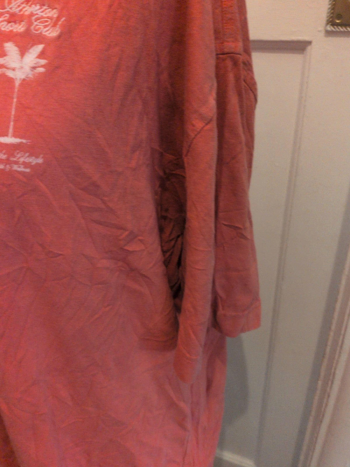 River Island Medium Red Print Front And Back Short Sleeve T-shirt