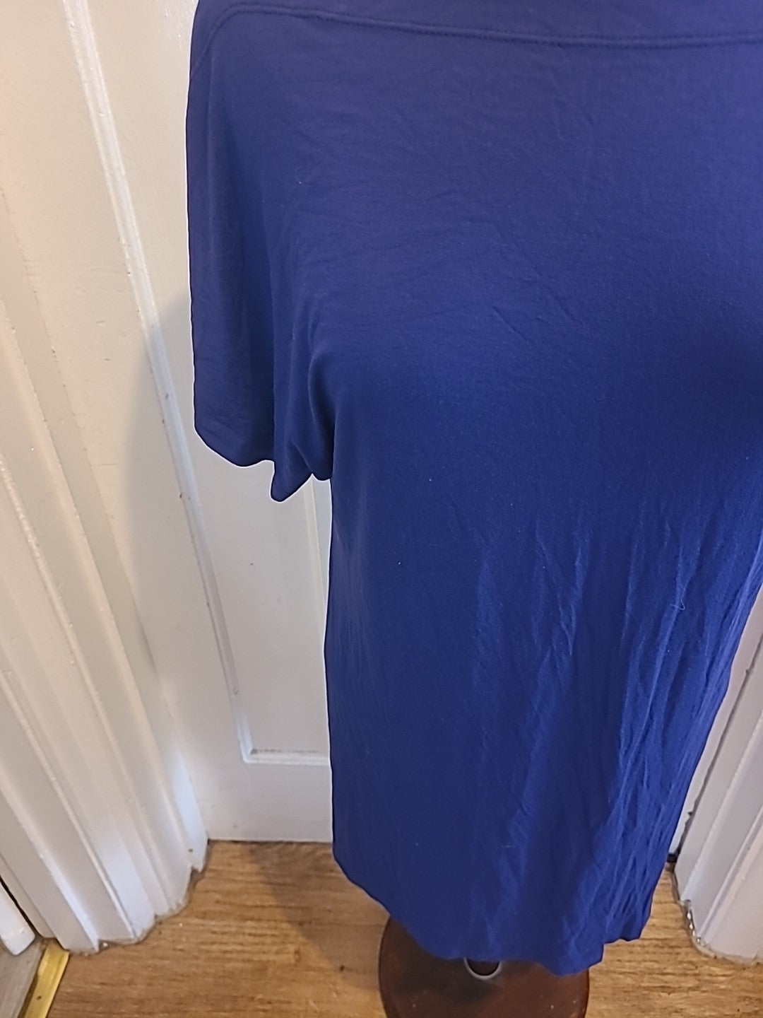 Ladies Next Size 12 Purple Short Sleeved Longline Top