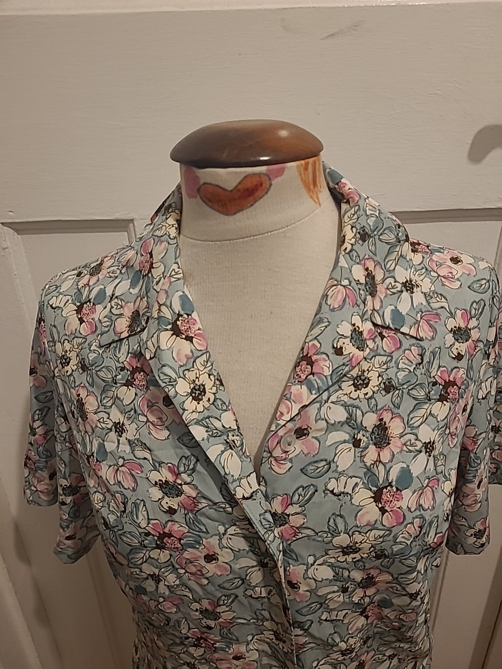 Ladies Honor Millburn Size 10 Multicoloured Floral Short Sleeved Blouse