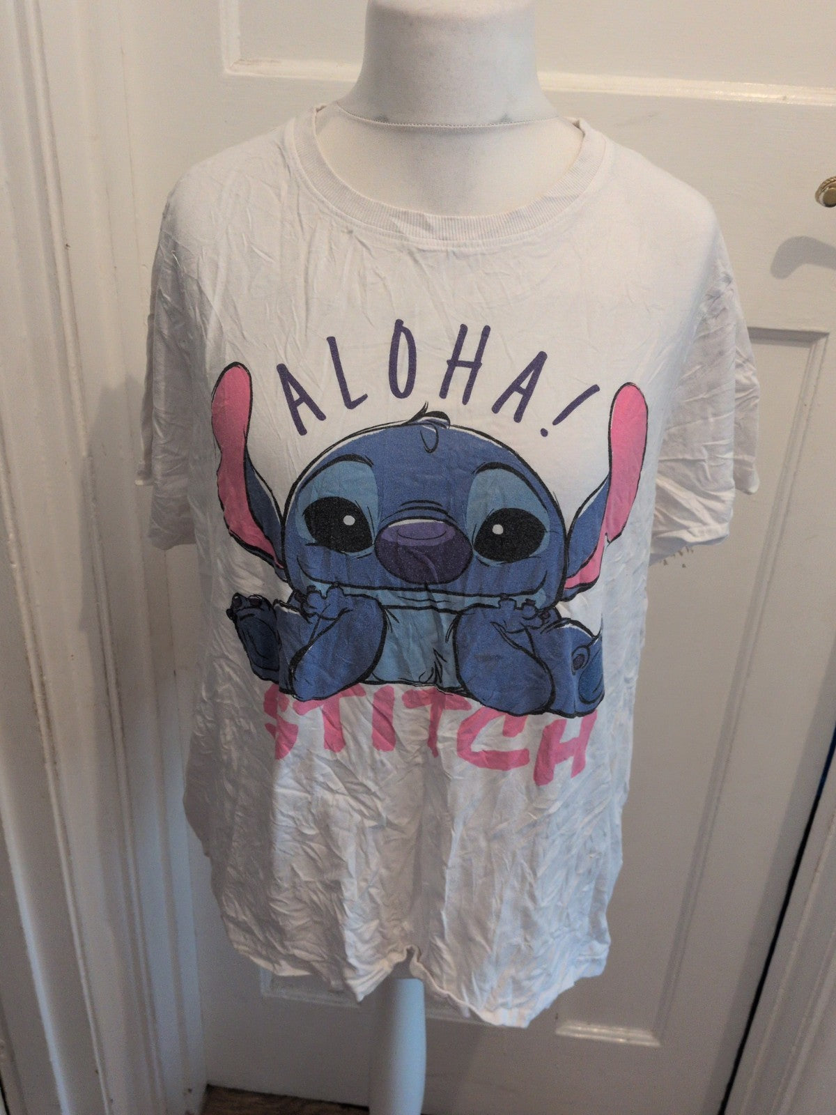 Disney Stitch 2XL Printed Short Sleeve Pyjama Top T-shirt