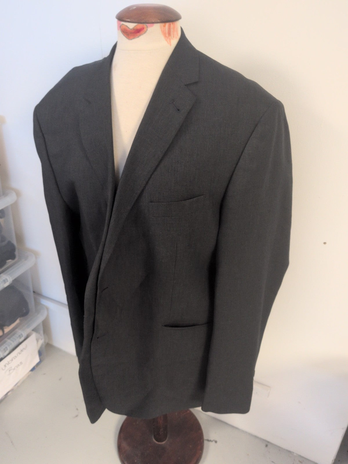 Taylor&Wright 48r Dark Grey Suit Jacket