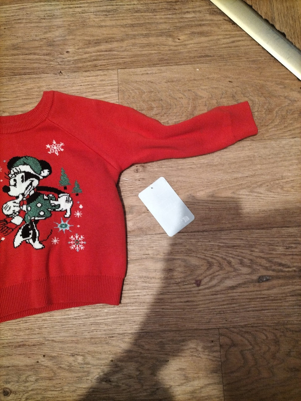 Brand New Disney Baby 18-24 Months Red Long Sleeve Junper