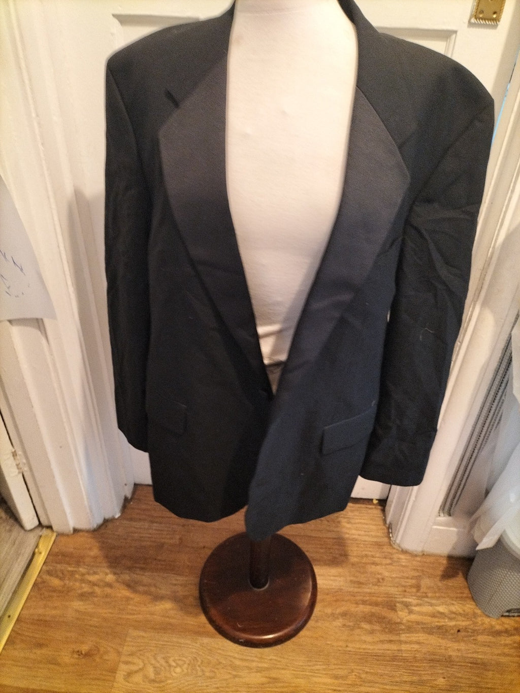 Mens HR Size 44S Black Padded Lined Jacket