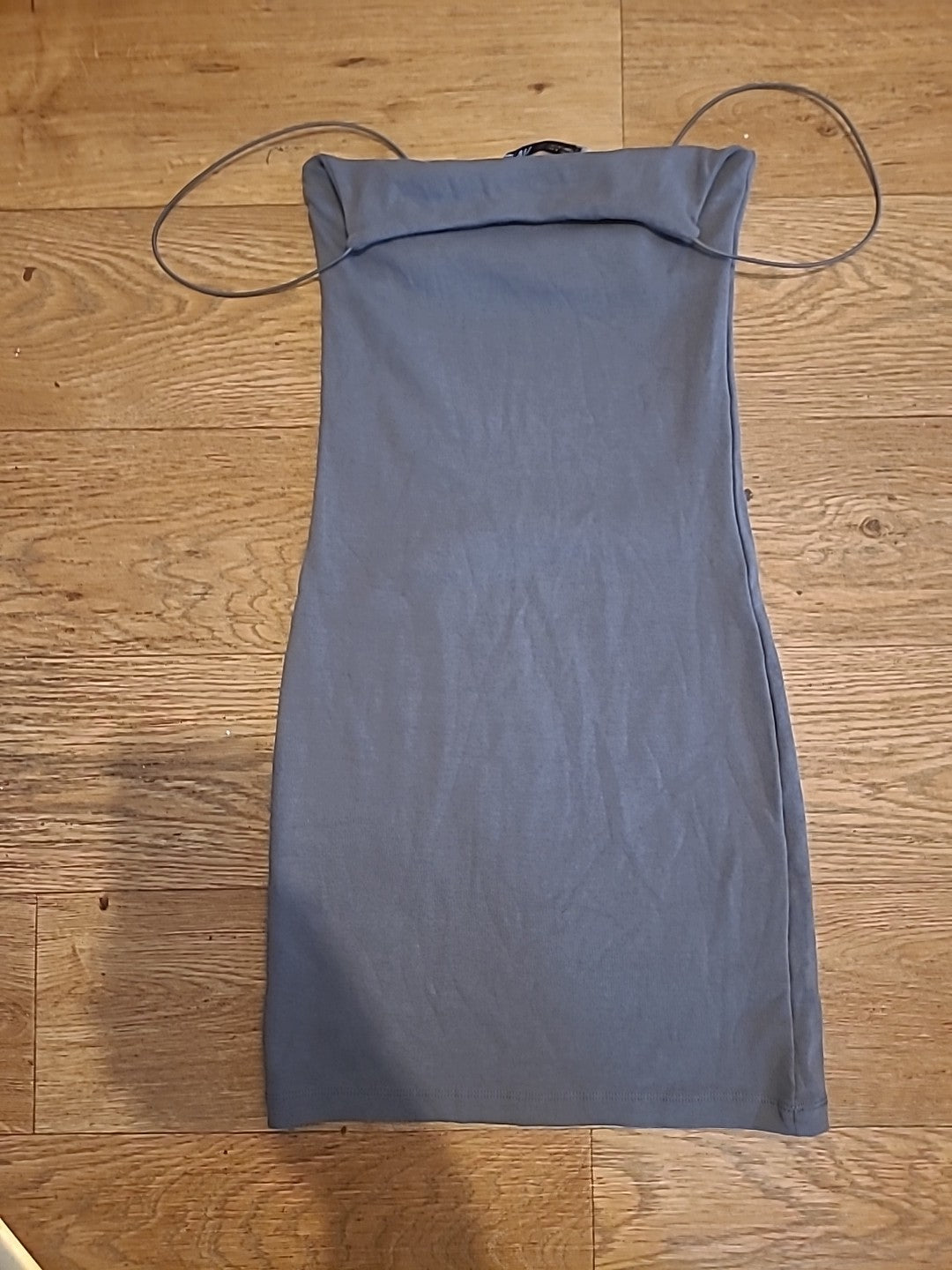 Ladies Zara Size Small Grey Strappy Pencil Dress
