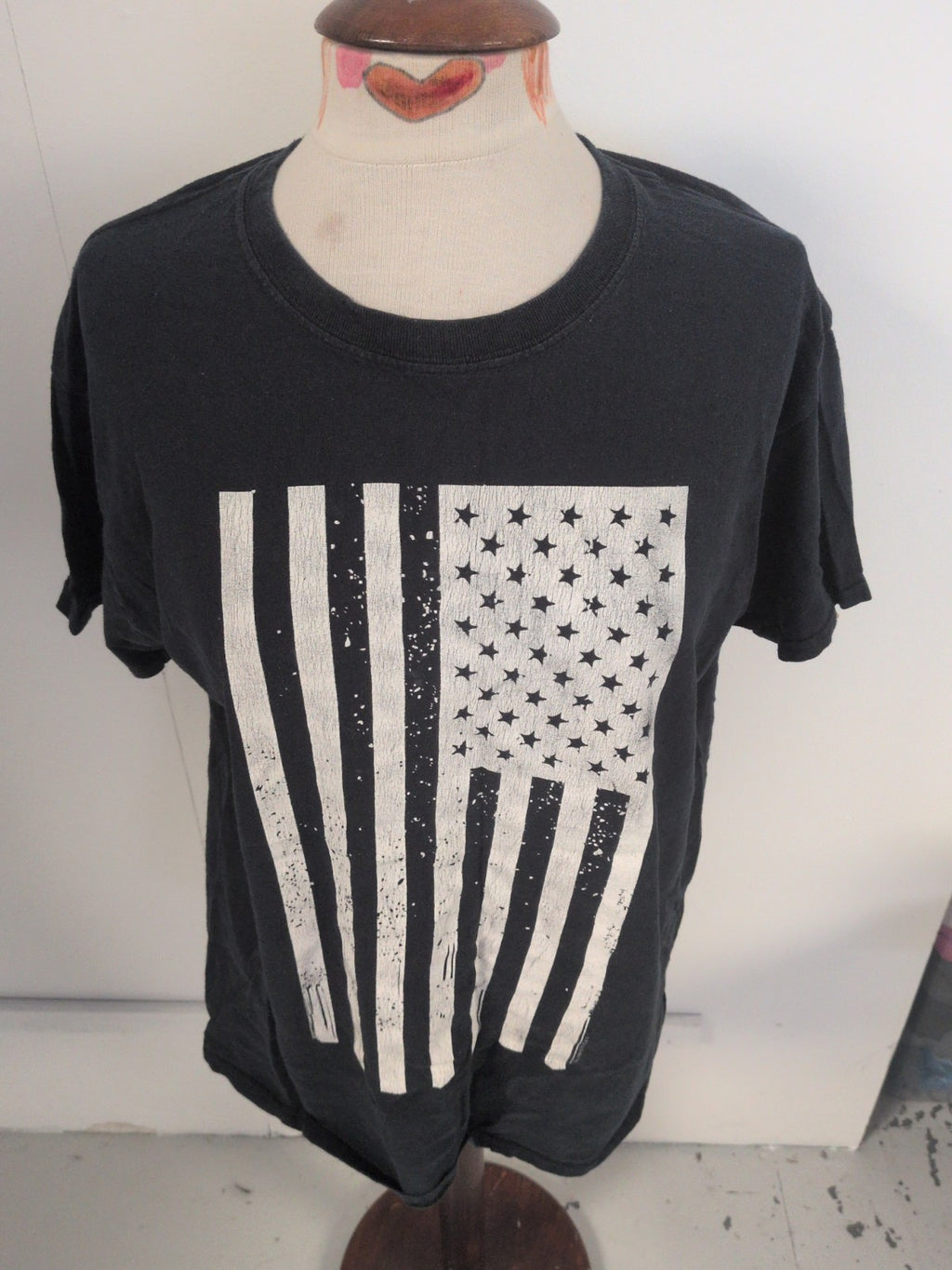 5 Star Large Dark Navy Printed Short Sleeve T-shirt