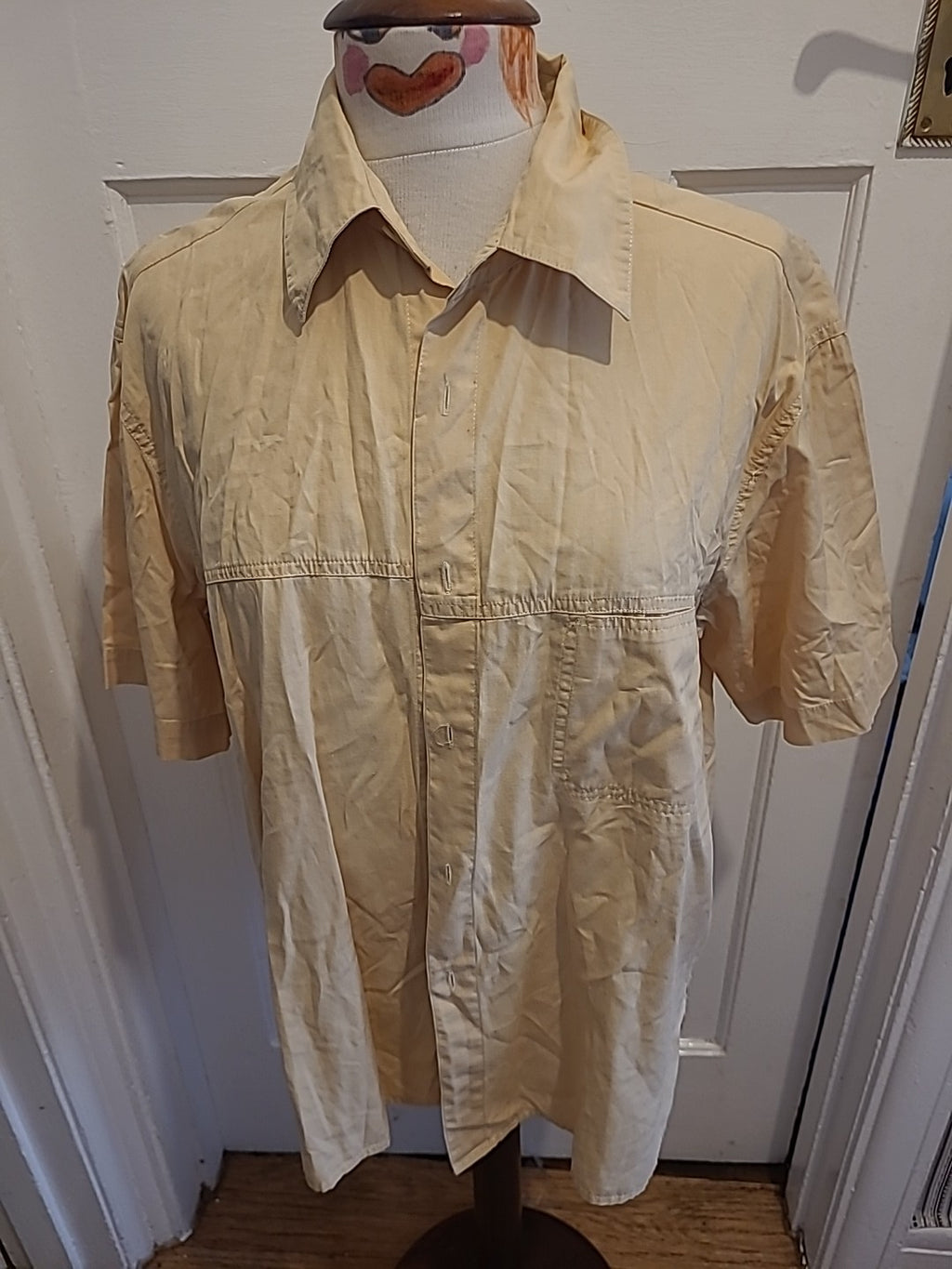 Mens Size 3 Sandy Short Sleeved Shirt