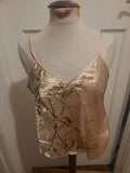 Ladies Size Large Pale Pink Strappy Pyjamas Top