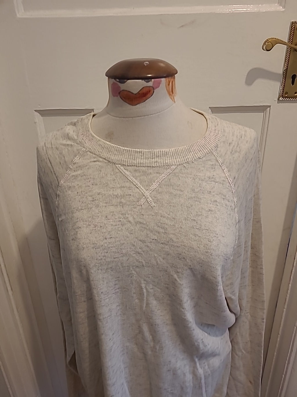 Brand New Mens H&M Size XL Ivory Pullover Jumper