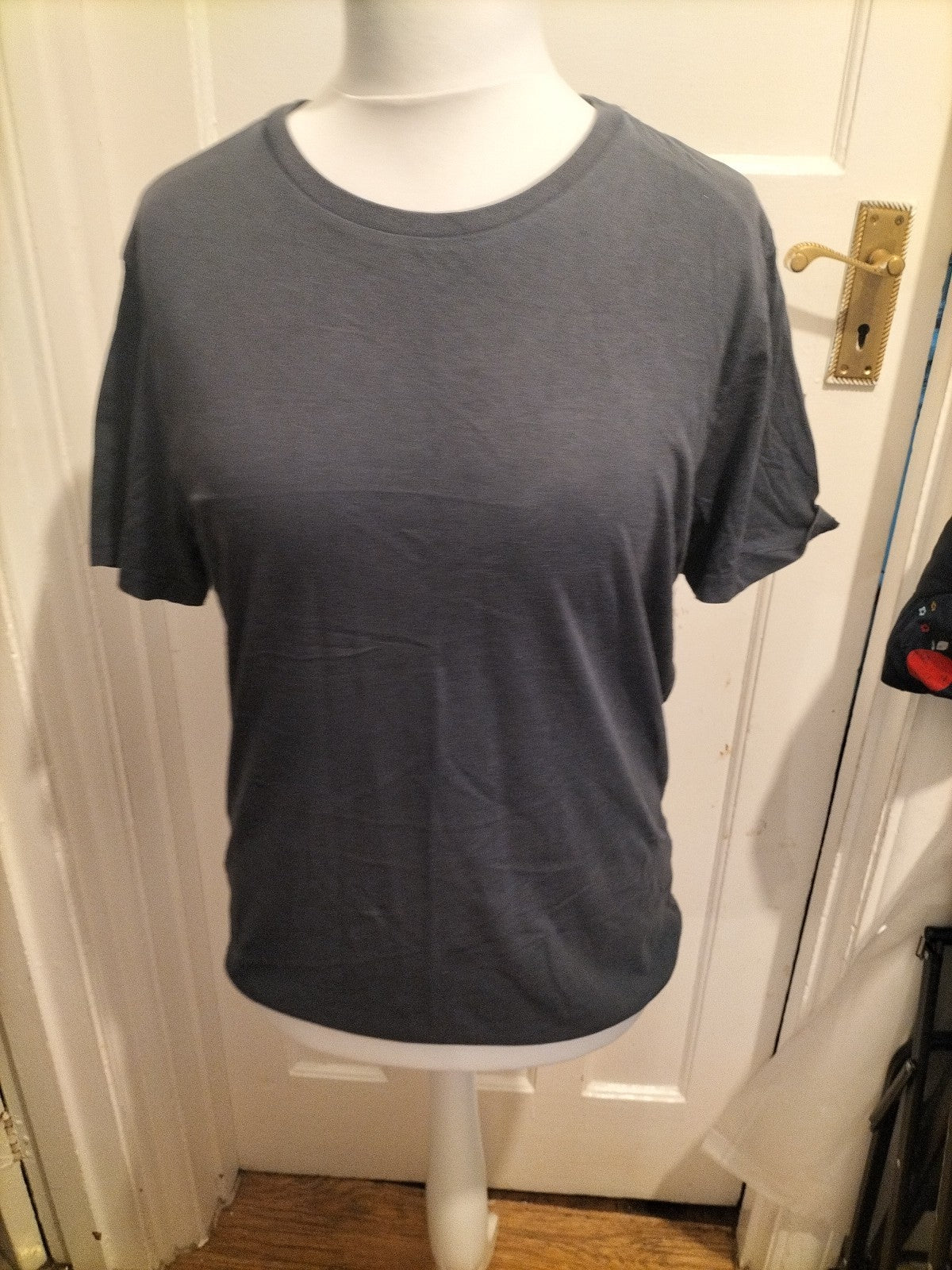 Mens George Size M Charcoal Short Sleeved Tshirt