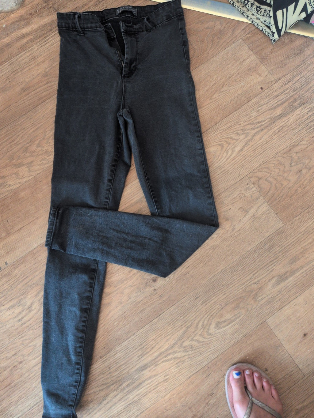 Denim Co 10 Dark Grey Skinny Jeans