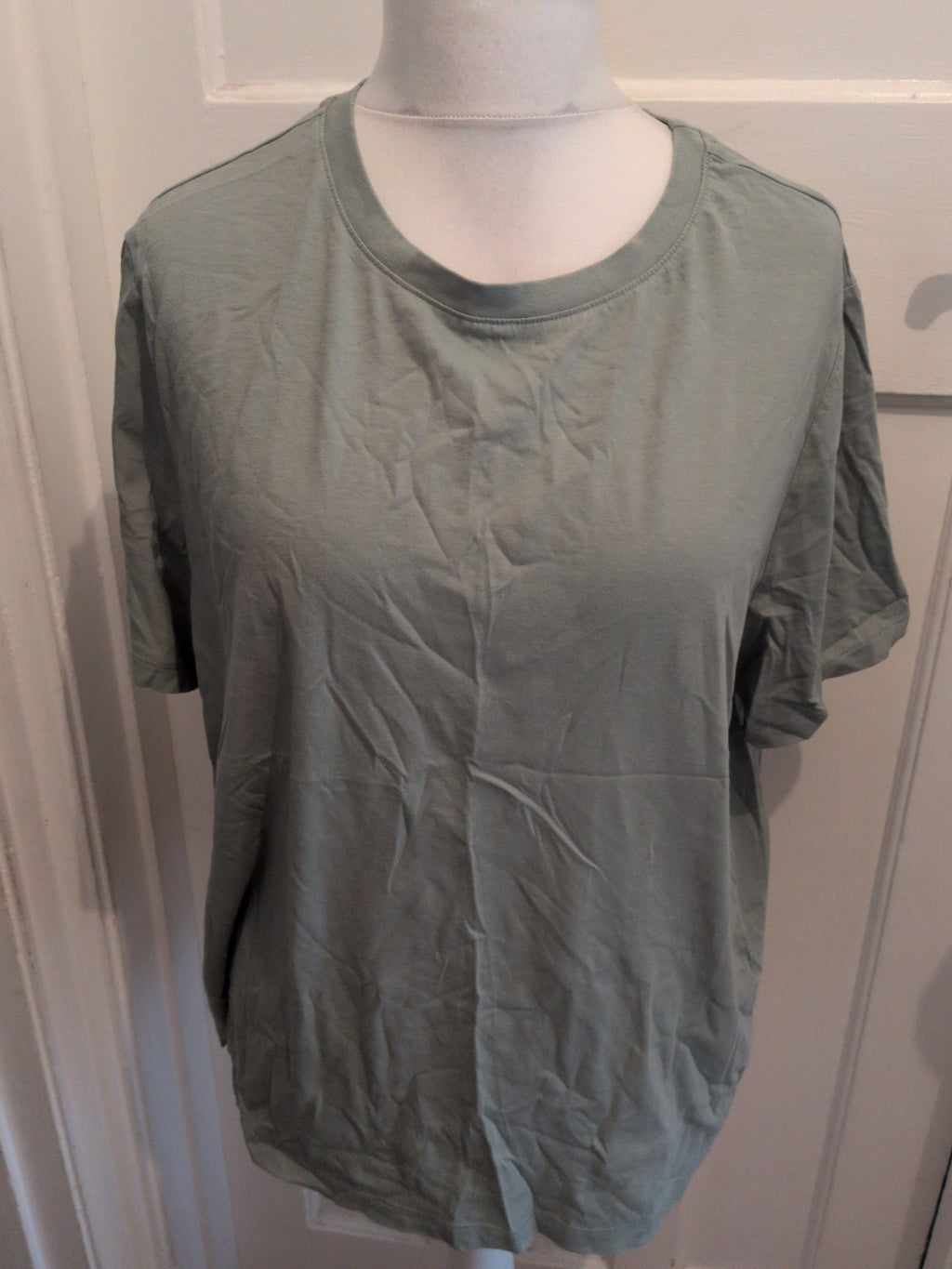 Tu 24 Regular Fit Sage Green Short Sleeve T-shirt