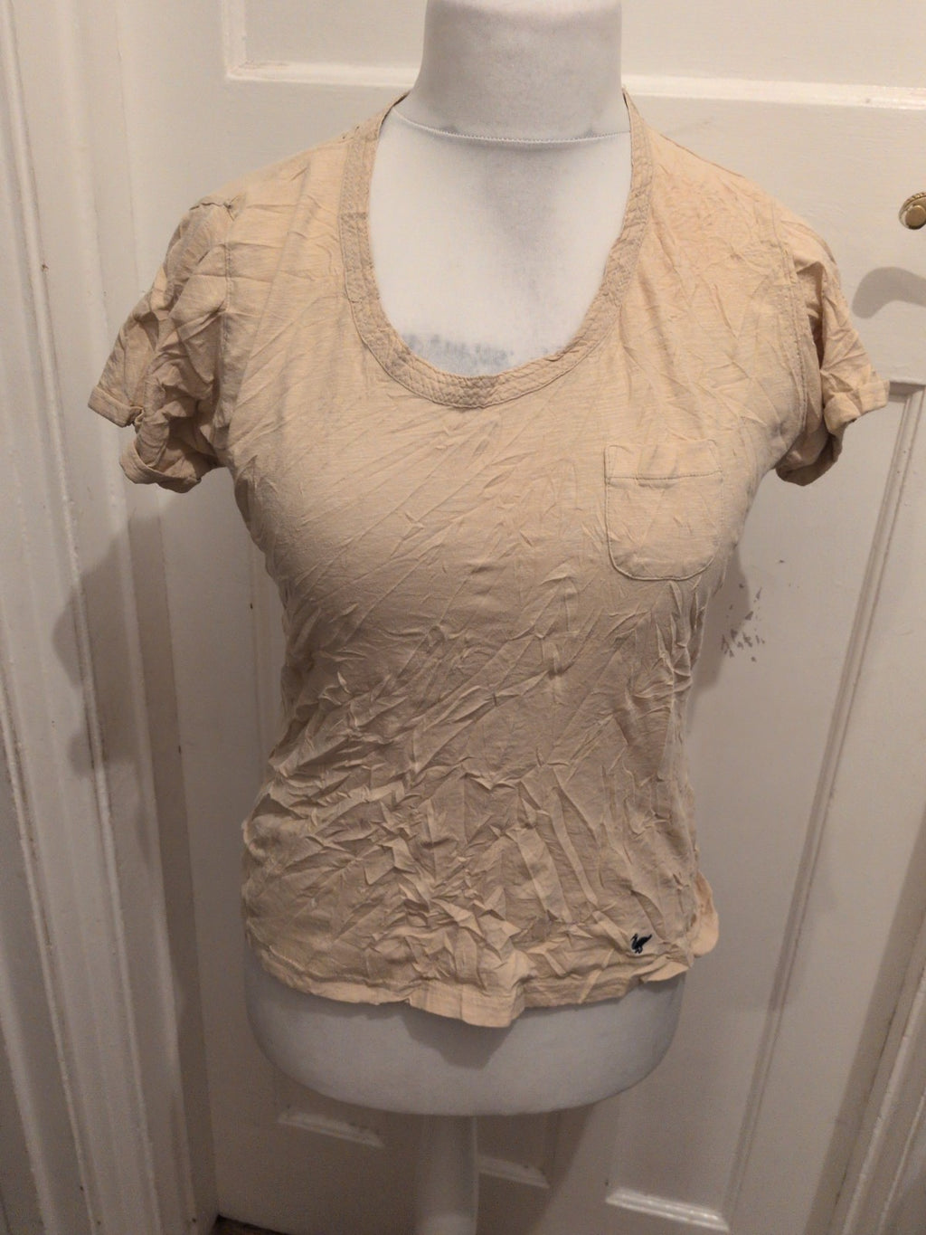 Country Rose Medium Beige Short Sleeve T-shirt