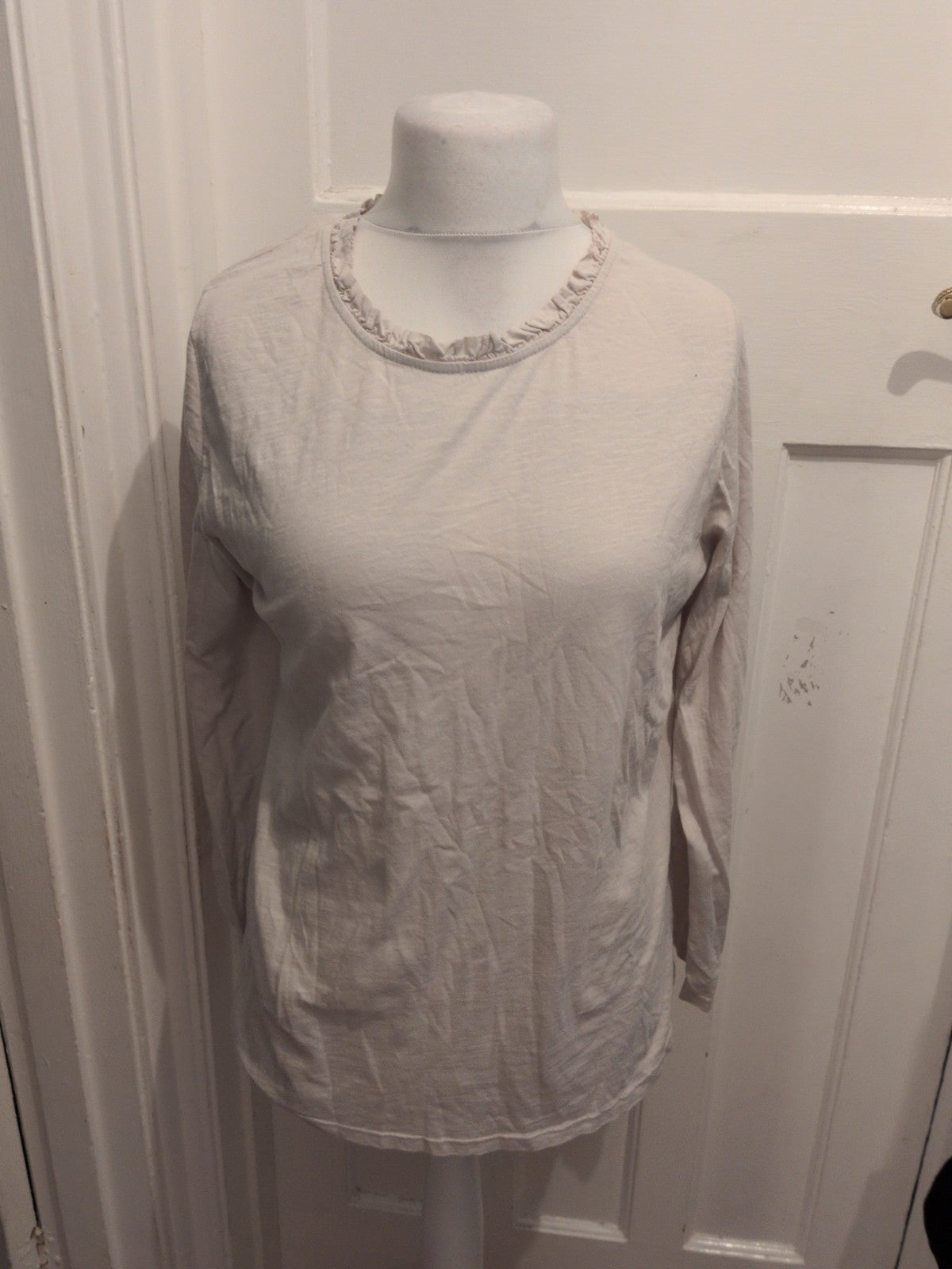 Large Pale Grey Long Sleeve T-shirt