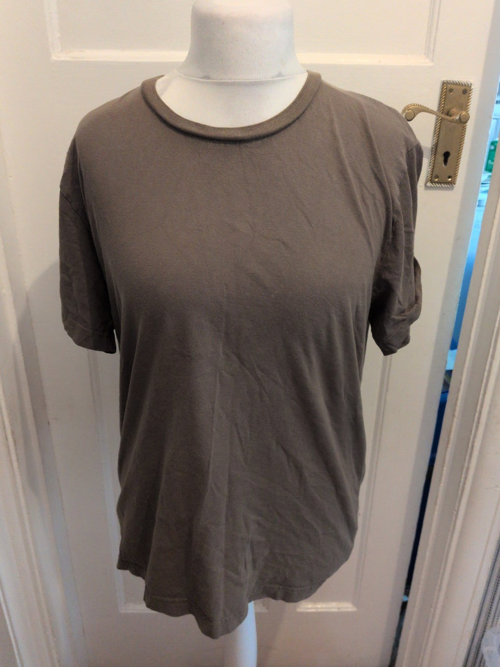 Zara 2XL Khaki Short Sleeve T-shirt