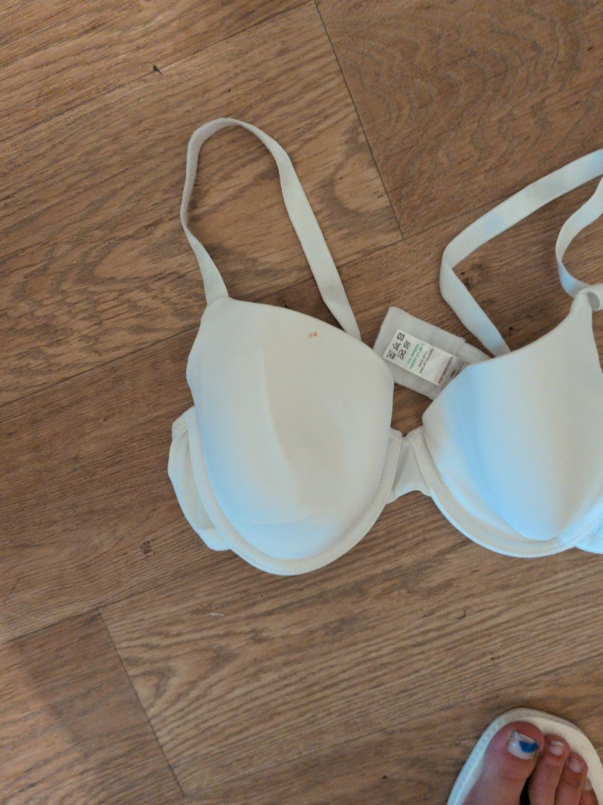 Matalan 34d White Padded And Wired Bra