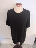 M&S Regular Fit XL Black Pure Cotton T-shirt Short Sleeve