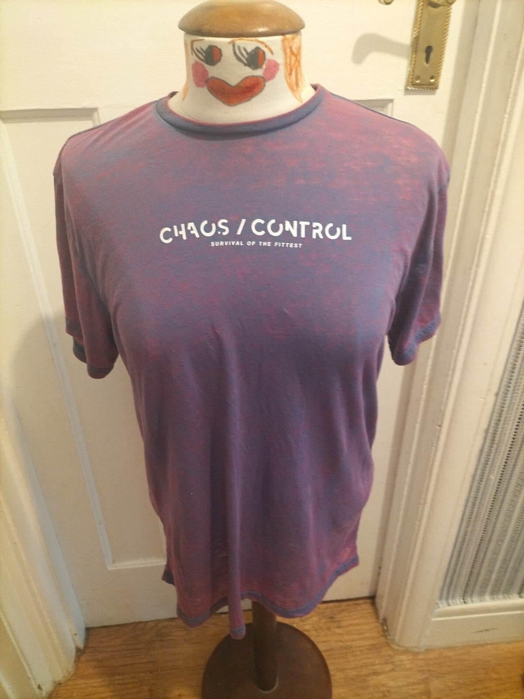 Men's Primark Purple Pink Short Sleeve T-shirt