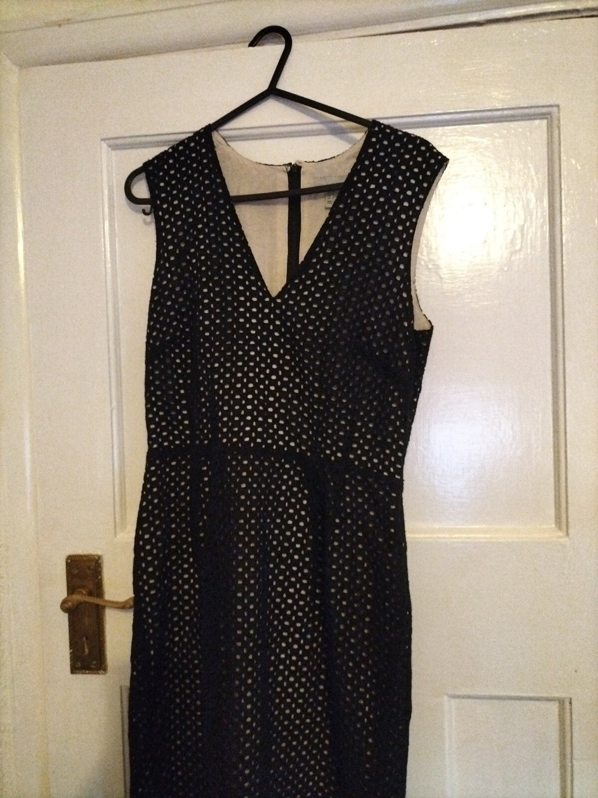 Ladies H+M Size 8 Spotted Sleeveless Dress