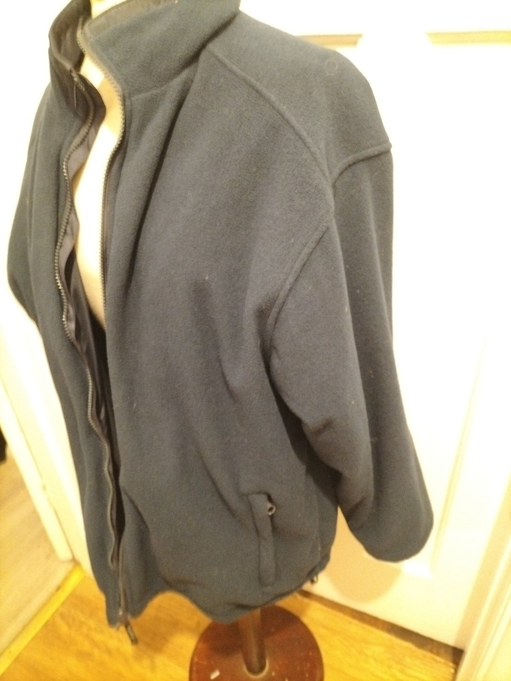 Mens Regatta Size XL Navy Zip Through Jumper