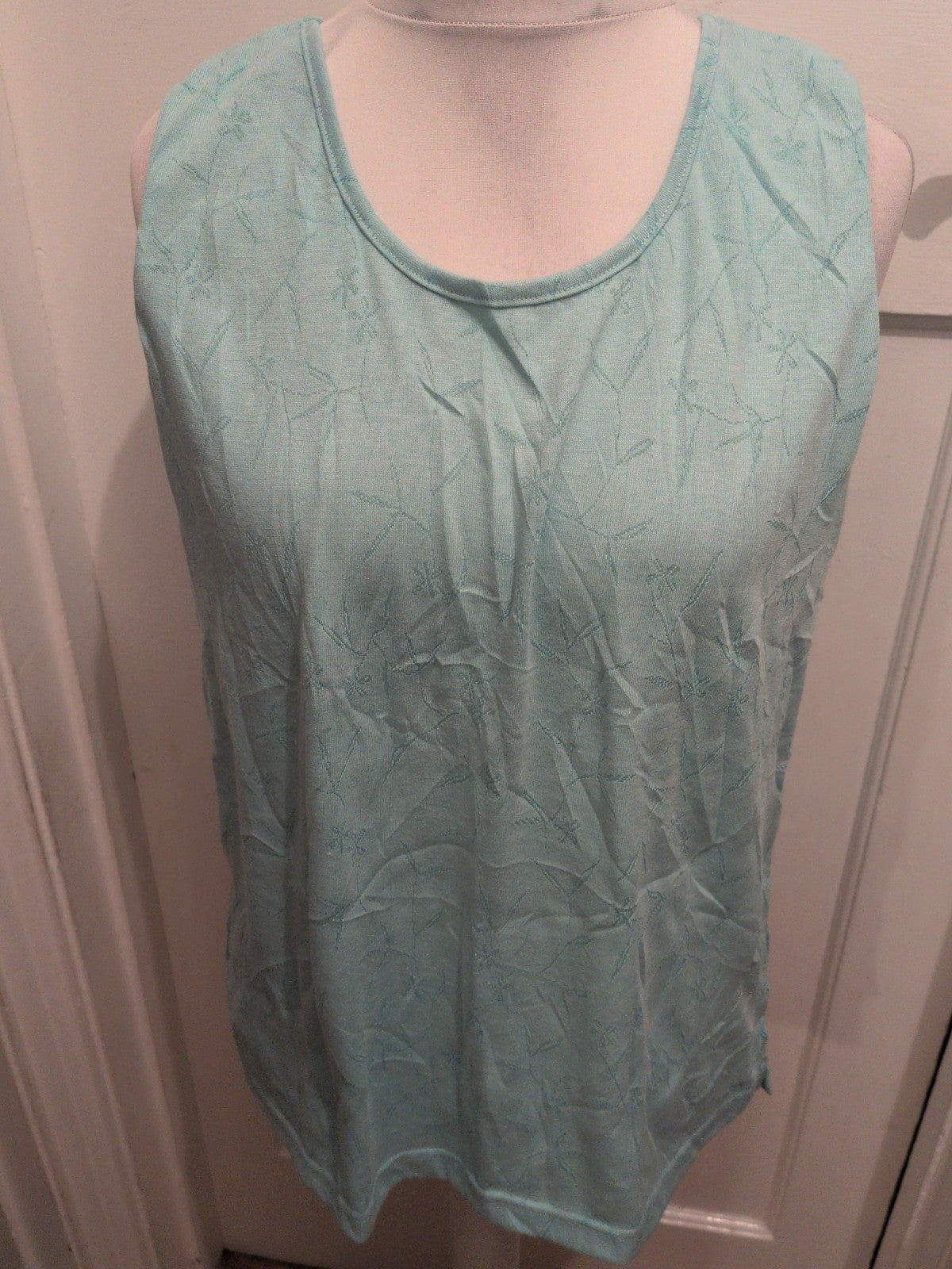 Janique M/L Turquoise Sleeveless T-shirt